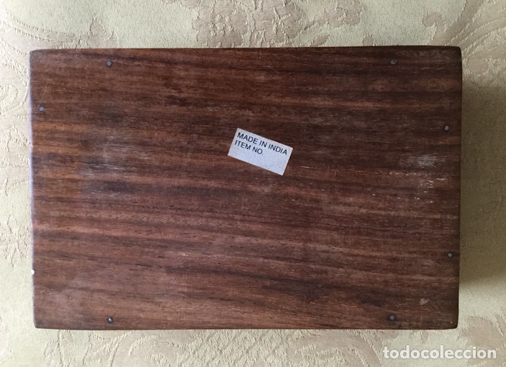 Coleccionismo: CAJA DE MADERA INDIA - Foto 5