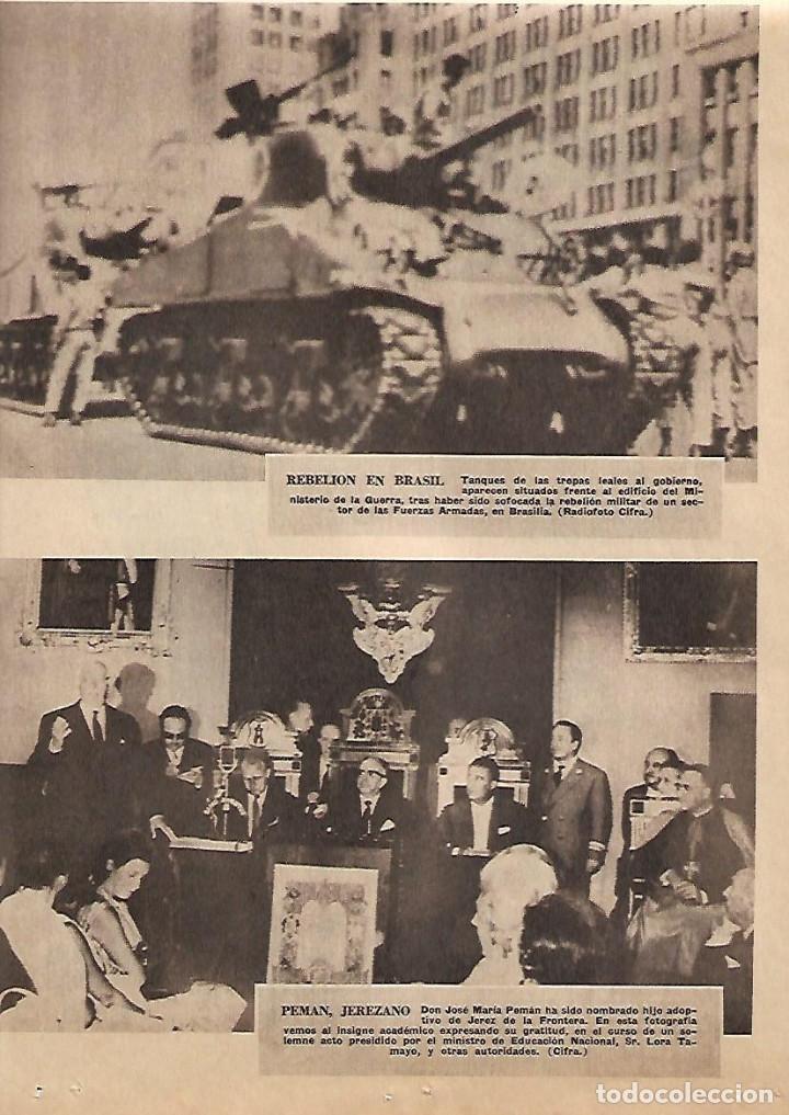 Collectionnisme: A&Ntilde;O 1963 RECORTE PRENSA JOSE MARIA PEMAN NOMBRADO HIJO ADOPTIVO DE JEREZ DE LA FRONTERA