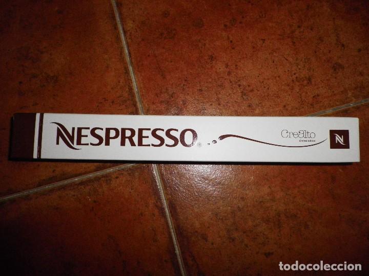 Collecting: NESPRESSO CREALTO SABOR MEZCLA ARABICAS MAURO COLAGRECO CAPSULAS CAFE EDICION LIMITADA MUY RARO