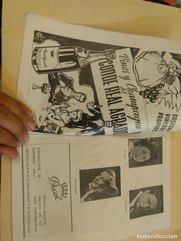 Coleccionismo: Programa Teatro Calderon Temporada oficial de opera 1943 - Foto 2