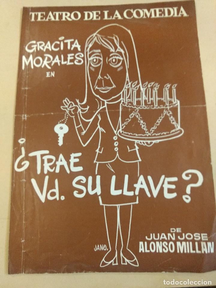 Sammelleidenschaft Papier: Teatro de la comedia Gracia Morales, Trae vd su llave. Juan Jose Alonso Millan