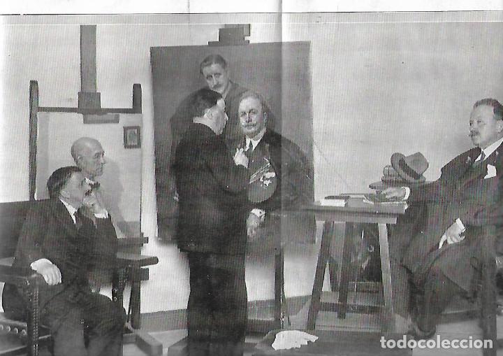 Coleccionismo: A&Ntilde;O 1928 PINTURA LOPEZ MEZQUITA PINTA UN RETRATO HERMANOS ALVAREZ QUINTERO PARA NORTEAMERICA