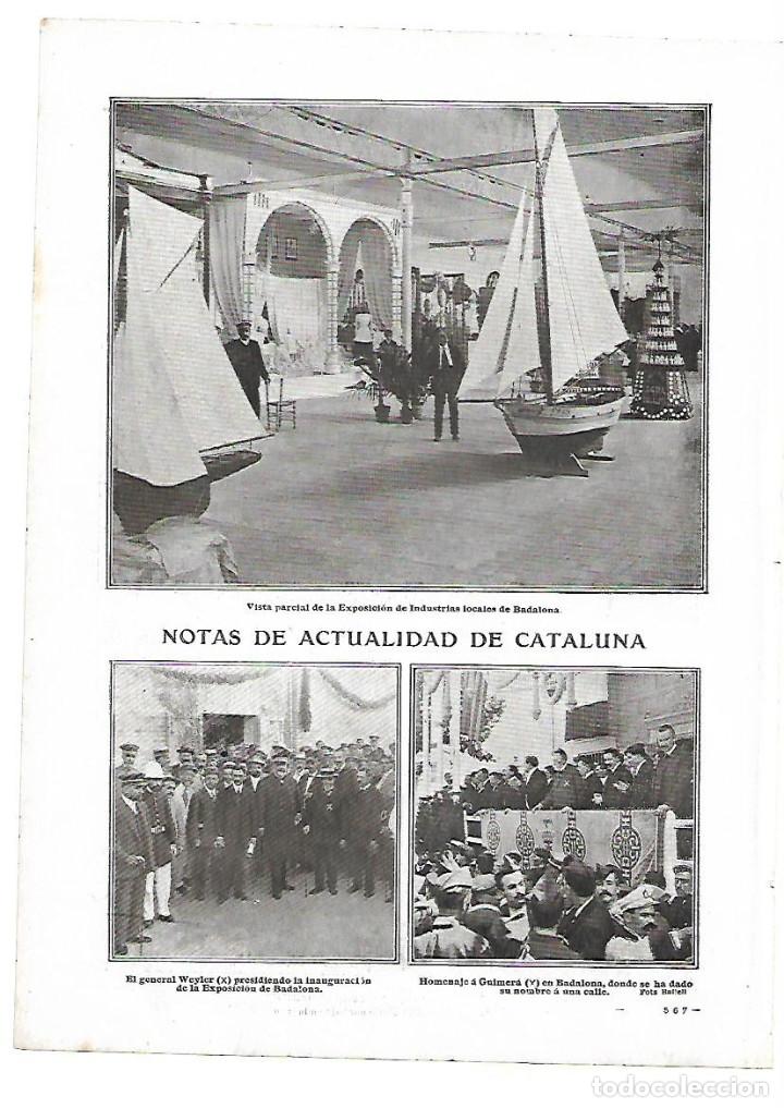 Collezionismo: A&Ntilde;O 1910 RECORTE PRENSA BADALONA HOMENAJE A GUIMERA CALLE A SU NOMBRE