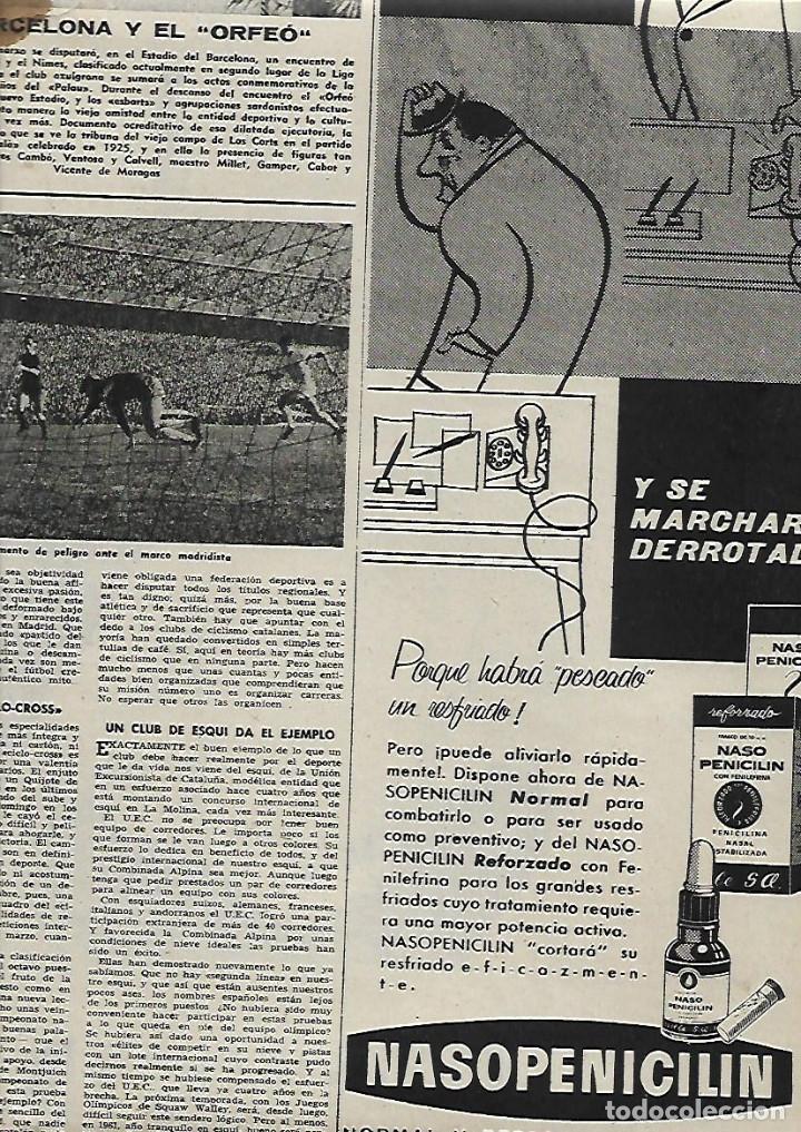 Collectionnisme: A&Ntilde;O 1959 RECORTE PRENSA PUBLICIDAD NASOPENICILIN PRODUCTOS FARMACEUTICOS FARMACIA
