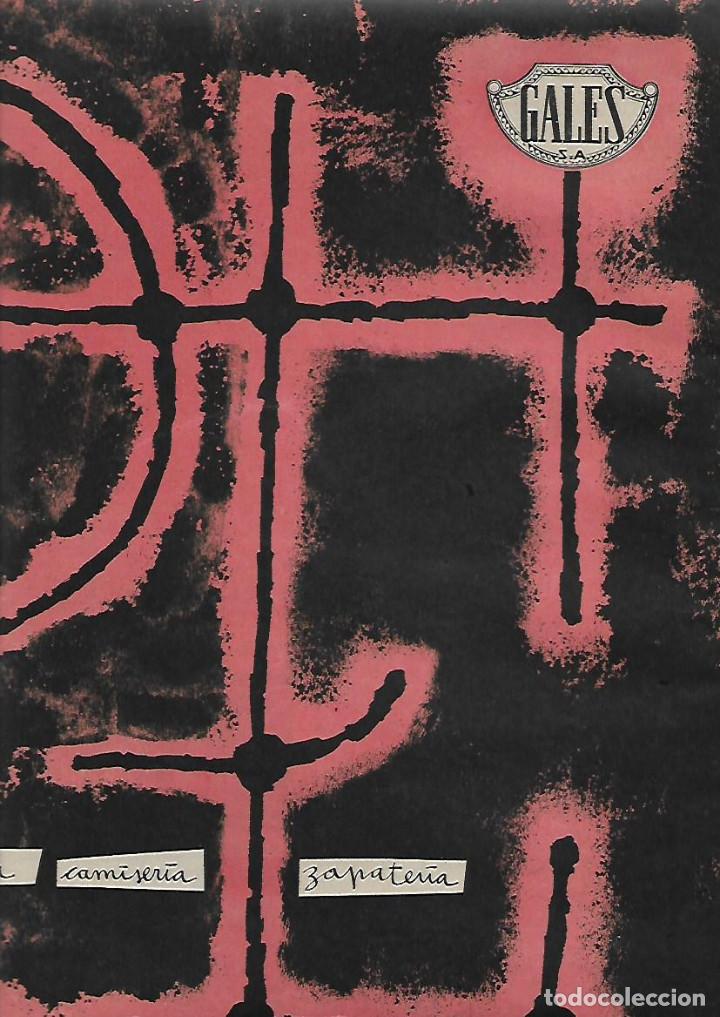 Collezionismo: A&Ntilde;O 1958 RECORTE PRENSA PUBLICIDAD COMERCIO GALES CAMISERIA SASTRERIA ZAPATERIA PASSEIG DE GRACIA