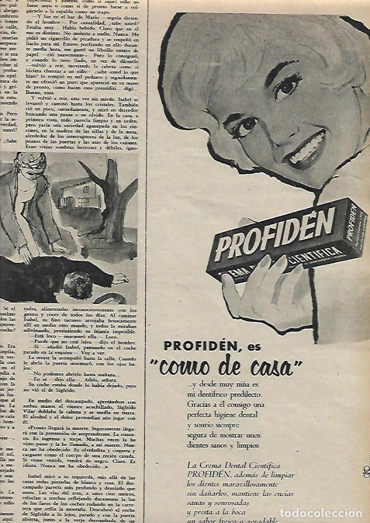 Collezionismo: A&Ntilde;O 1959 RECORTE PRENSA PUBLICIDAD PROFIDEN DENTIFRICO CREMA DENTAL CIENTIFICA