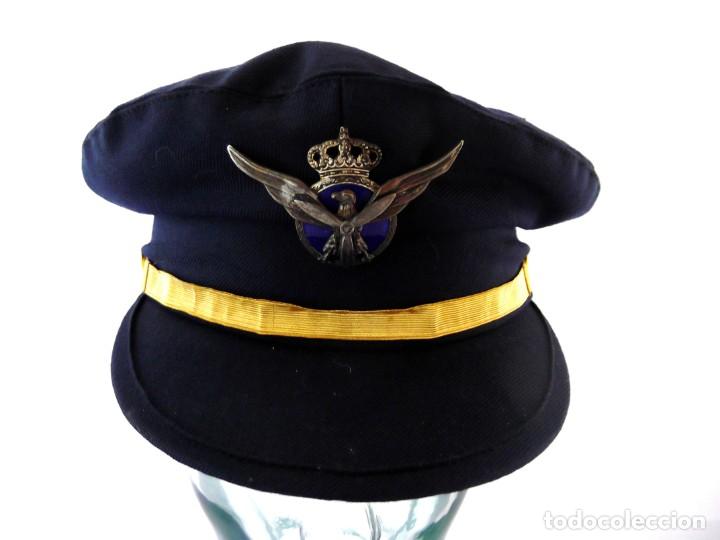 Coleccionismo: GORRA PILOTO COMERCIAL HELICOPTEROS (80'S) FAMET EJERCITO AIRE AEREO AVIACION IBERIA SPANAIR AVIACO