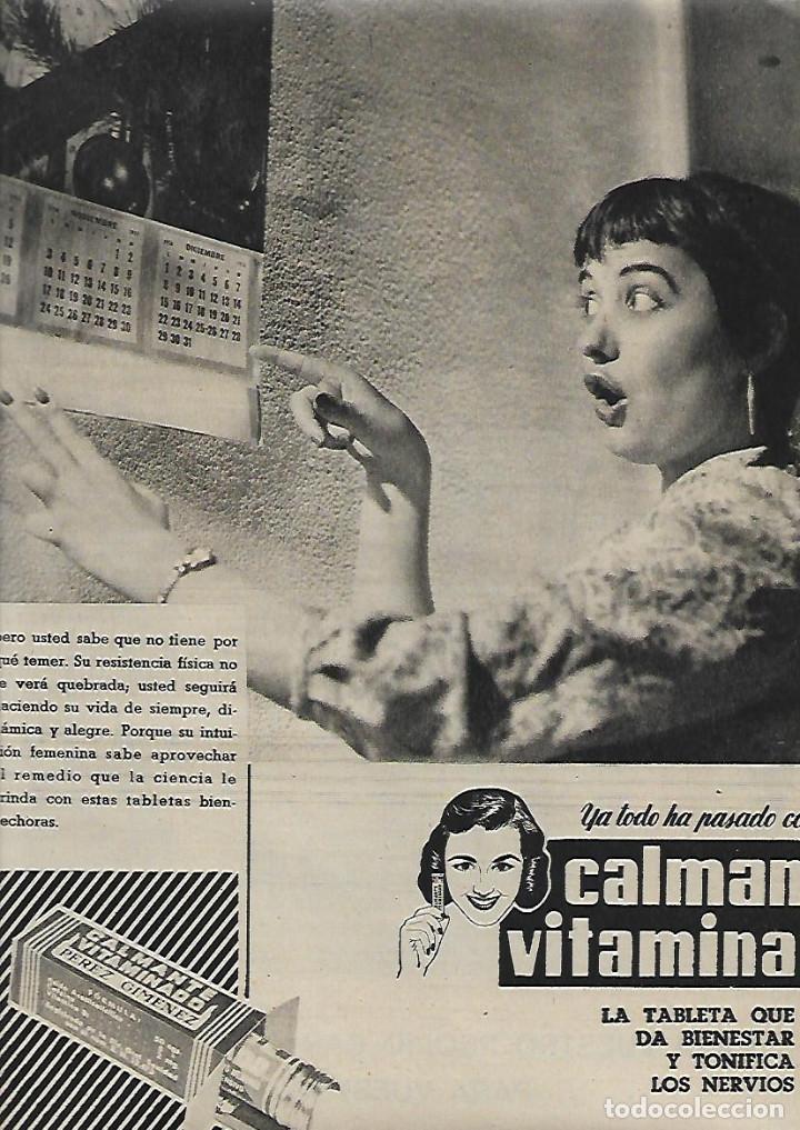 Collezionismo: A&Ntilde;O 1958 RECORTE PRENSA PUBLICIDAD CALMANTE VITAMINADO FARMACIA PRODUCTOS FARMACEUTICOS DOLOR