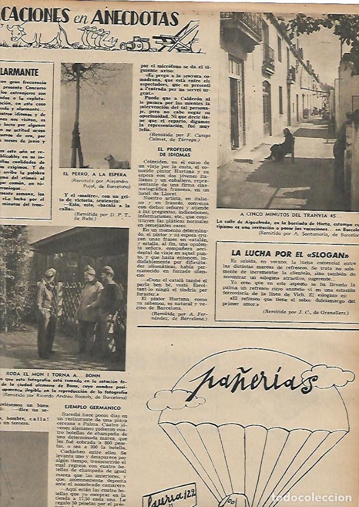 Collectionnisme: A&Ntilde;O 1958 RECORTE PRENSA FOTOGRAFIA CALLE DE AIGUAFREDA BARRIADA HORTA BARCELONA
