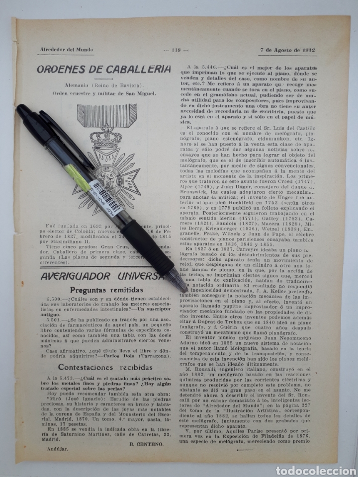 Coleccionismo: Ordenes de caballeria. ALEMANIA.(Reino de Baviera)Orden ecuestre y militar de San Miguel. 1912