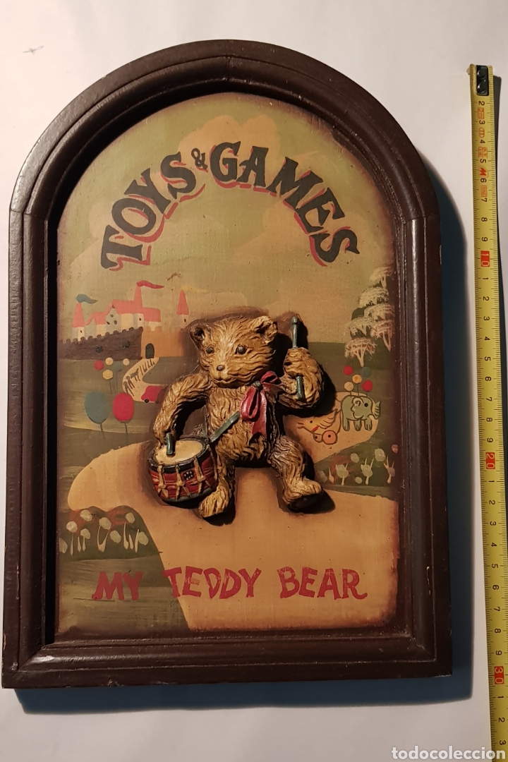 Coleccionismo: Cuadro infantil - teddy bear - car100 - Foto 1