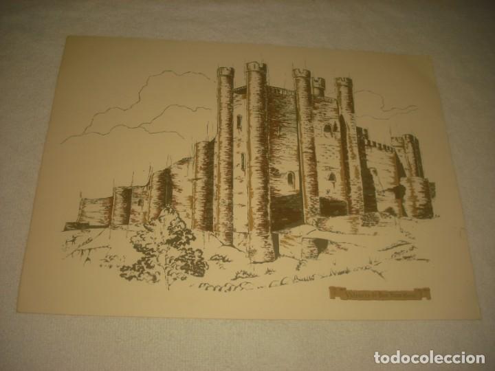 Sammelleidenschaft Papier: LAMINA DEL CASTILLO DE VALENCIA DE DON JUAN-LEON- .35 X 25 CM.. EN EL REVERSO PUBLICIDAD SORBENOR