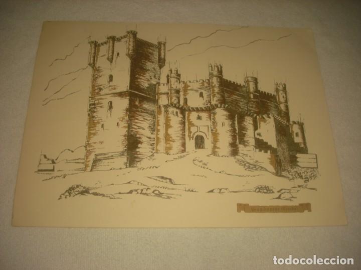 Sammelleidenschaft Papier: LAMINA DEL CASTILLO GUADAMUR -TOLEDO- .35 X 25 CM.. EN EL REVERSO PUBLICIDAD SORBENOR