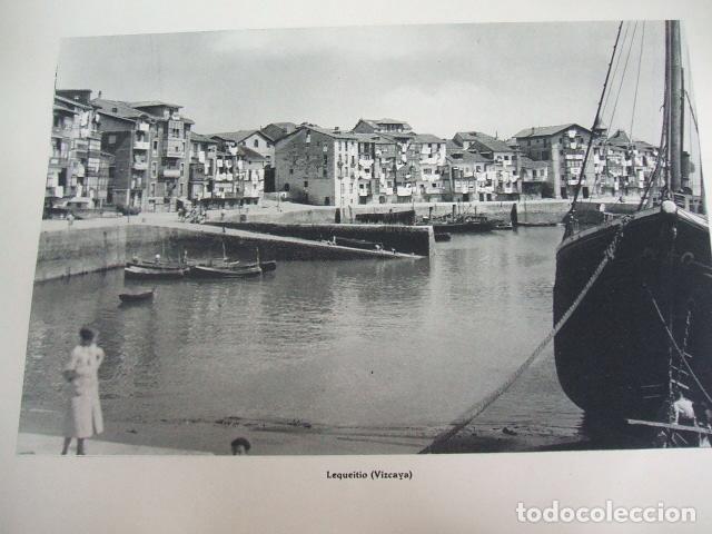 Colecionismo: LEQUEITIO VIZCAYA PUERTO LAMINA HUECOGRABADO A&Ntilde;OS 30 20 X 27 CMTS