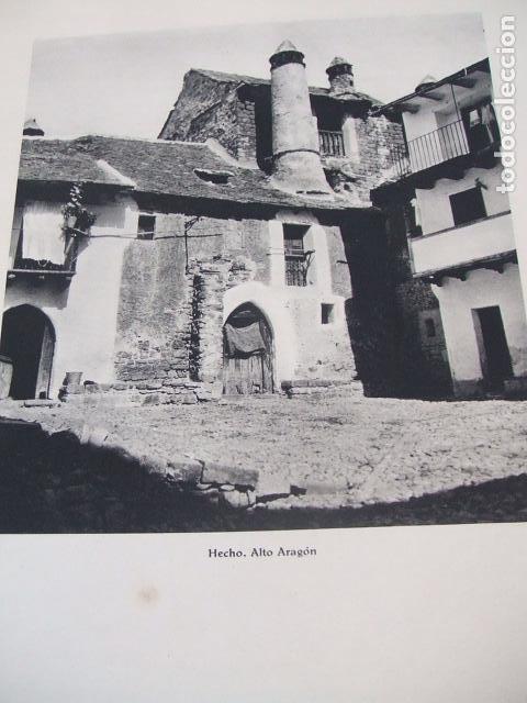 Colecionismo: HECHO ALTO ARAGON HUESCA ASPECTO URBANO LAMINA HUECOGRABADO A&Ntilde;OS 30 20 X 27 CMTS
