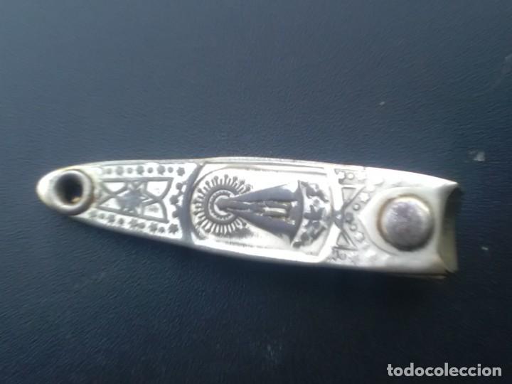 Coleccionismo: Corta u&ntilde;as con imagen de la virgen del Pilar muy bonito