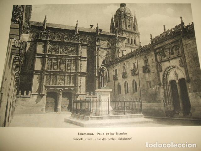 Colecionismo: SALAMANCA PATIO DE LAS ESCUELAS LAMINA HUECOGRABADO A&Ntilde;OS 30 20 X 27 CMTS