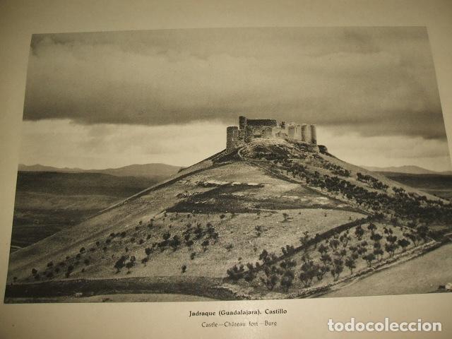 Colecionismo: JADRAQUE GUADALAJARA CASTILLO LAMINA HUECOGRABADO A&Ntilde;OS 30 20 X 27 CMTS