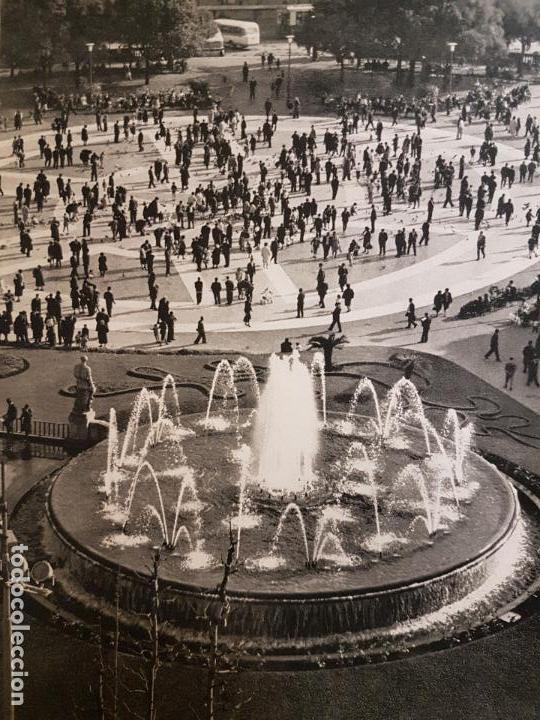 Sammelleidenschaft Papier: BARCELONA PLAZA DE CATALU&Ntilde;A LAMINA HUECOGRABADO A&Ntilde;OS 40 15,5 X 22 CMTS