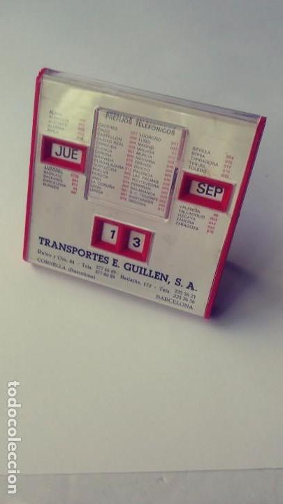 Coleccionismo: Calendario perpetuo de escritorio - Foto 5