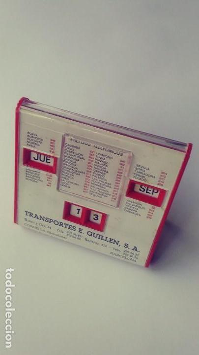 Coleccionismo: Calendario perpetuo de escritorio - Foto 6