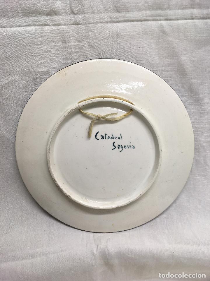 Coleccionismo: Plato recuerdo Segovia - Foto 2