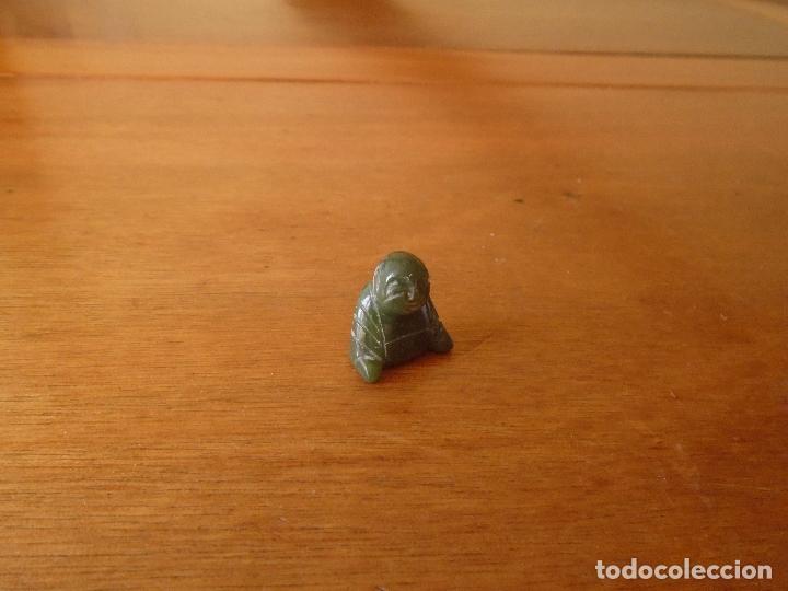 Coleccionismo: PEQUE&Ntilde;A FIGURA DE BUDA EN PIEDRA VERDE