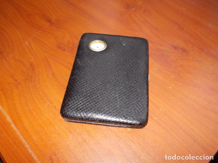 Coleccionismo: pitillera con reloj - Foto 1