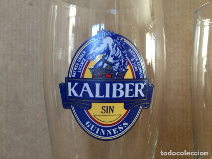 Lote 5 3 Vasos De Cerveza Kaliber Sin Cru Kaufen Andere Sammelobjekte In Todocoleccion