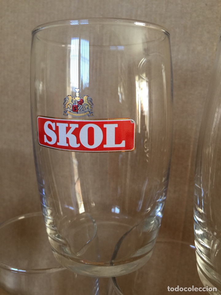 Lote 5 3 Vasos De Cerveza Kaliber Sin Cru Kaufen Andere Sammelobjekte In Todocoleccion