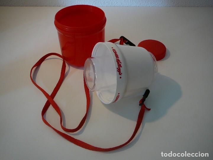 Coleccionismo: Combi Kellogg&acute;s. Kelloggs. Envase para 2 l&iacute;quidos. Termo. Cantimplora. - Foto 4