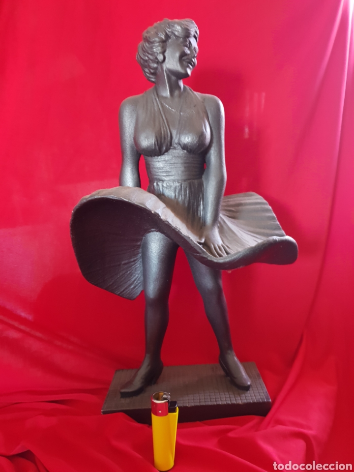 Coleccionismo: Figura est&aacute;tua antigua de Marilyn Monroe