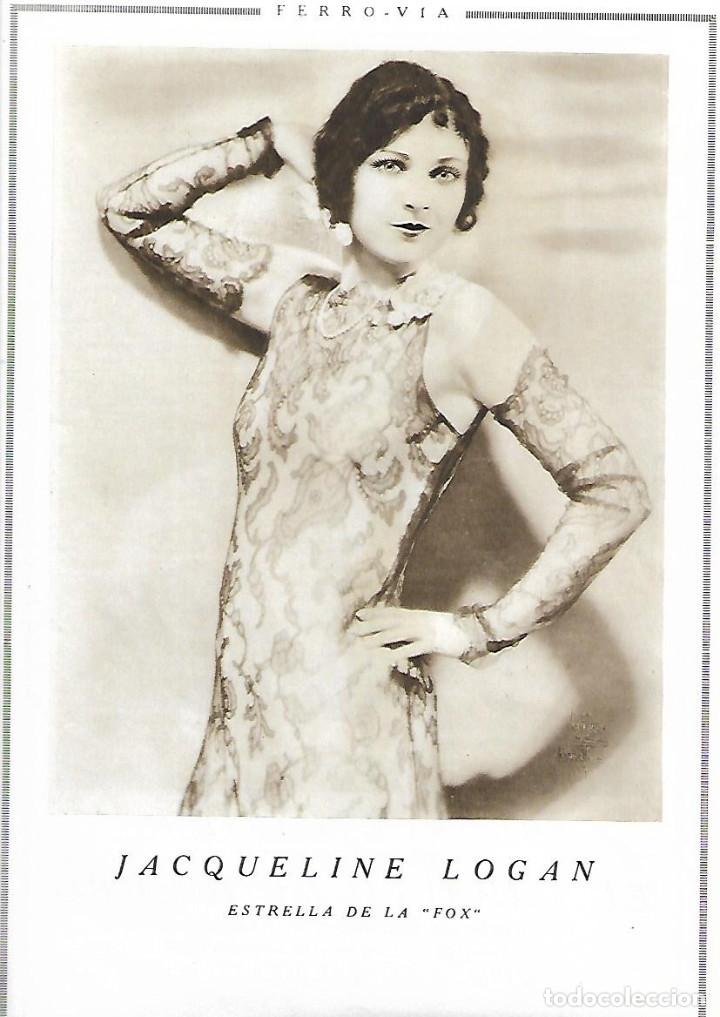 Collectionnisme: A&Ntilde;O 1926 CINE FOTOGRAFIA ARTISTA CINE JACQUELINE LOGAN FOX GEORGE O'BRIEN EL CABALLO DE HIERROO