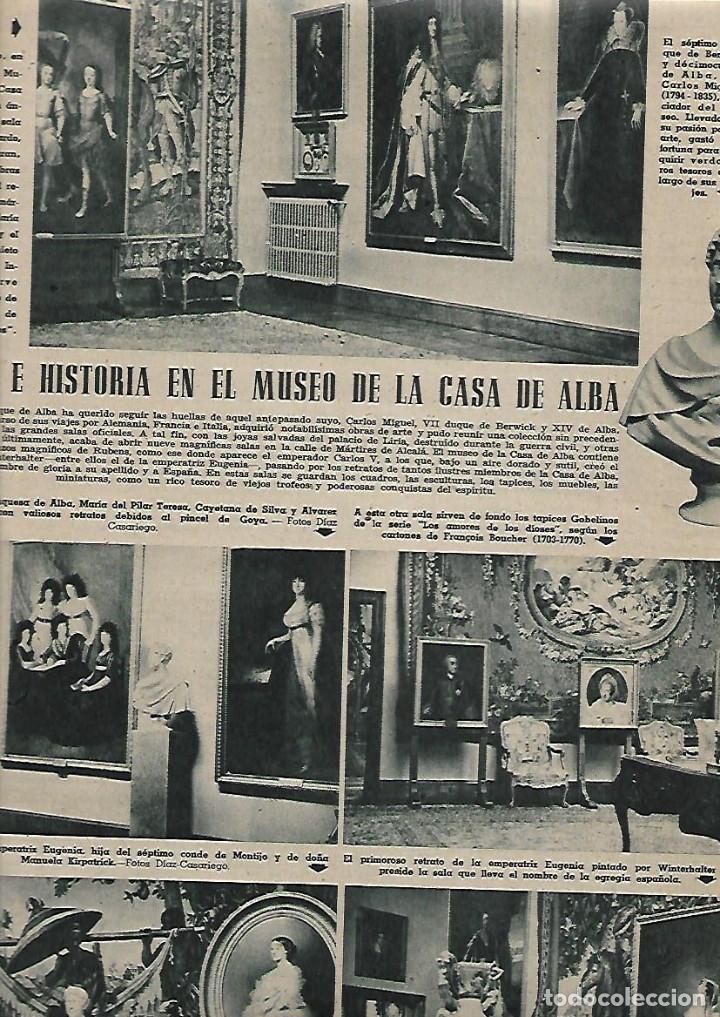 Colecionismo: A&Ntilde;O 1947 RECORTE PRENSA MUSEO DE LA CASA DE ALBA ARTE E HISTORIA