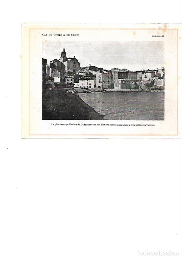 Colecionismo: A&Ntilde;O 1922 RECORTE PRENSA FOTOGRAFIA CADAQUES LAMINA TIPO POSTAL