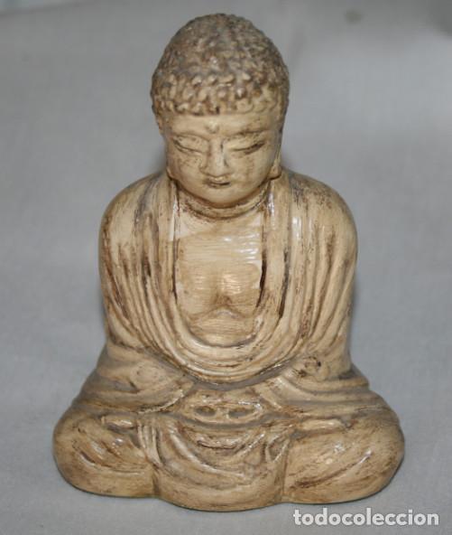 Coleccionismo: BUDA DE ESCAYOLA PINTADO