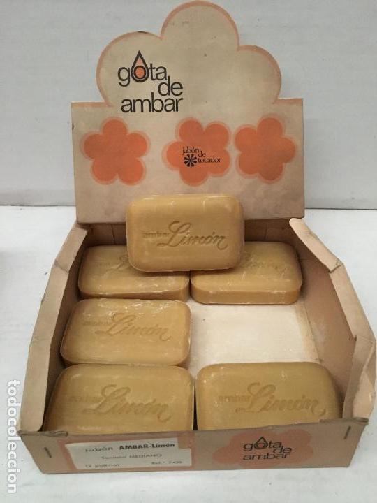 Coleccionismo: PASTILLA DE JABON AMBAR LIMON A&Ntilde;OS 60