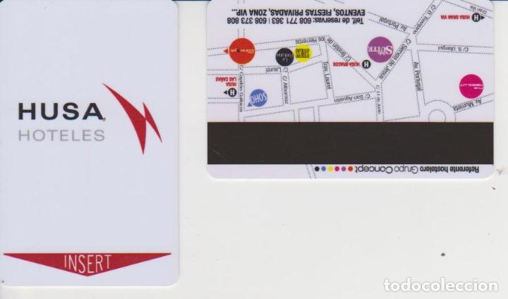 Coleccionismo: TARJETA DE HOTEL MAGNETICA .. KEY CARD .. HUSA (LOGRO&Ntilde;O)
