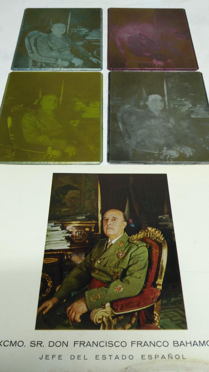 Coleccionismo: CLICH&Eacute;S DE IMPRENTA DE FRANCO - Foto 1