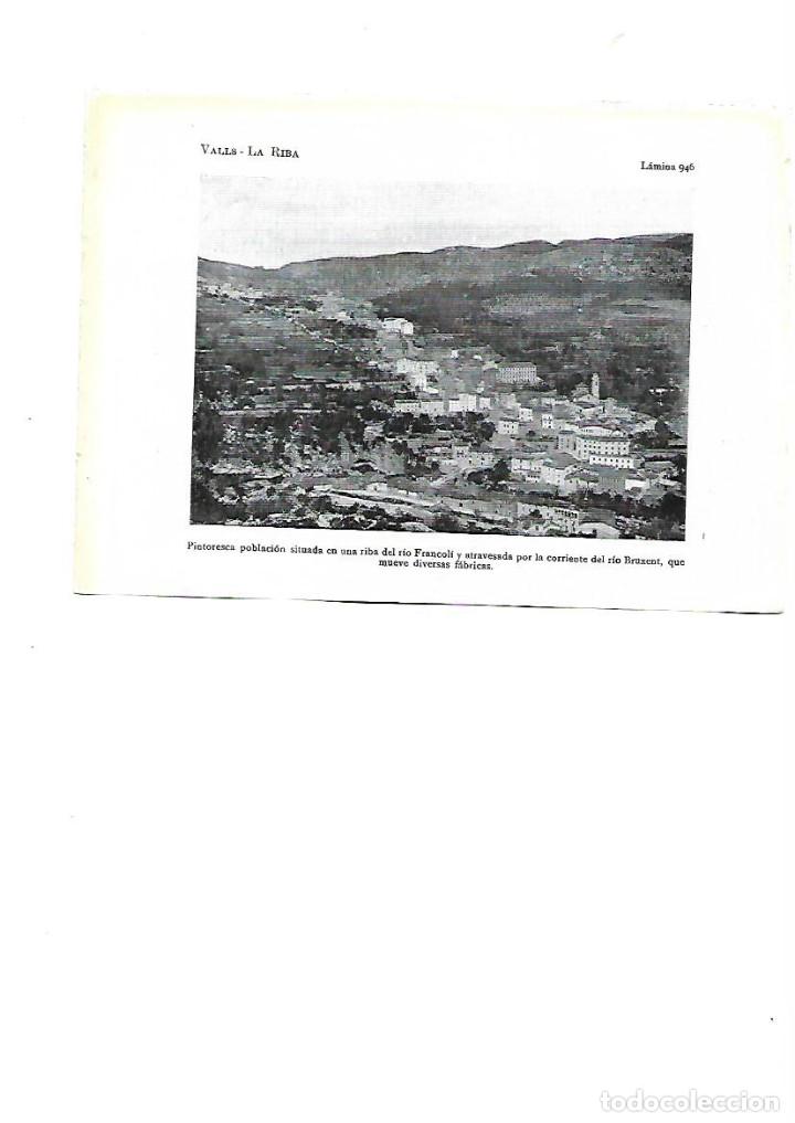 Coleccionismo: A&Ntilde;O 1922 RECORTE PRENSA FOTOGRAFIA LA RIBA TARRAGONA FABRICA BRUXENT FRANCOLI LAMINA TIPO POSTAL