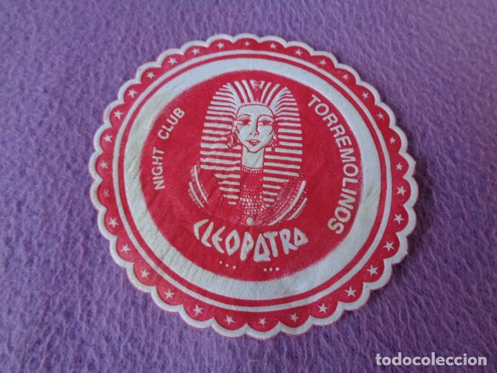 Coleccionismo: POSAVASOS NIGHT CLUB - CLEOPATRA ( TORREMOLINOS )