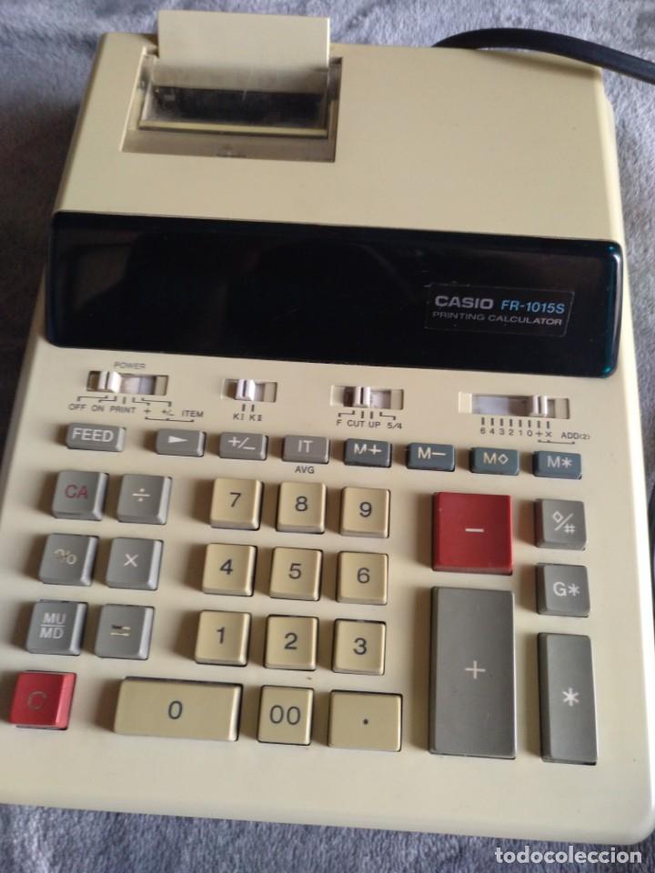 Coleccionismo: Calculadora Casio FR-1015s - Foto 2