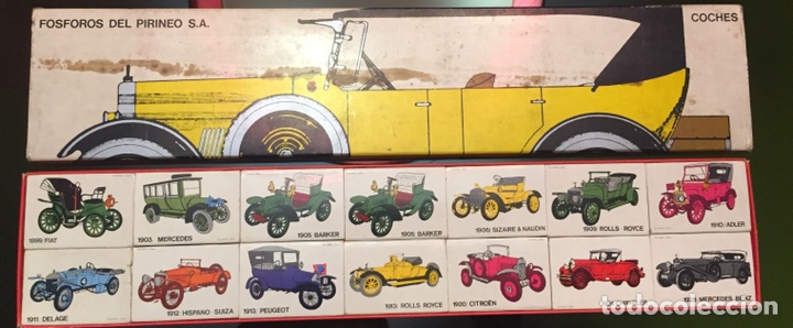 Coleccionismo: F&oacute;sforos del Pirineo SA. Colecci&oacute;n coches
