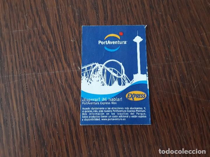 Coleccionismo: entrada PortAventura express