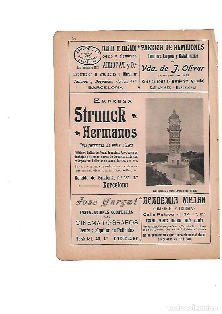 Collectionnisme: A&Ntilde;O 1910 PUBLICIDAD CALZADO ARRUFAT ALMIDONES J OLIVER STRUUCK JOSE GURGUI CINEMATOGRAFO MEJAN