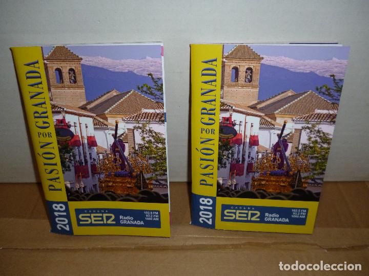 Coleccionismo: DOS REVISTAS IGUALES SEMANA SANTA EN GRANADA 2018.RADIO GRANADA. CADENA SER .PASI&Oacute;N POR GRANADA