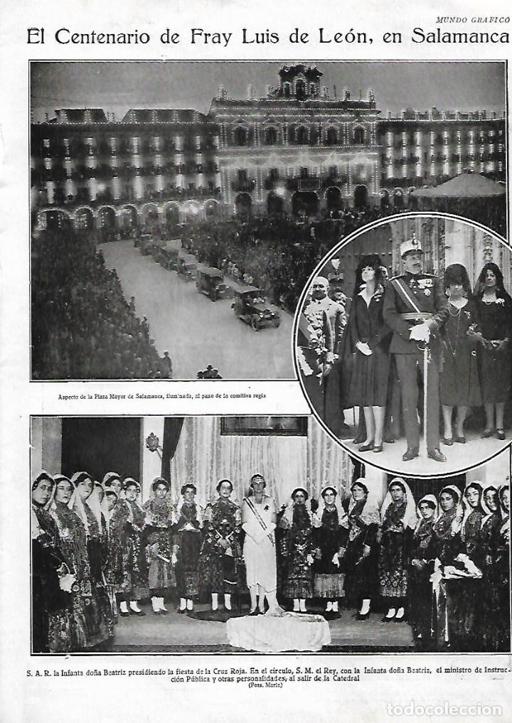 Collectionnisme: A&Ntilde;O 1928 RECORTE PRENSA CENTENARIO DE FRAY LUIS DE LEON EN SALAMANCA