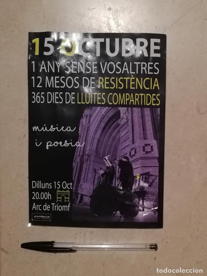 Coleccionismo: PUBLICIDAD FLYER ORIGINAL - 15 OCTUBRE 1 O - ANC - CATALU&Ntilde;A - INDEPENDENTISMO - POLITICA - PRESOS