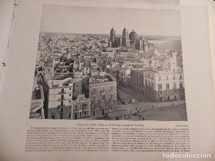Coleccionismo: VISTA DE C&Aacute;DIZ TOMADA DESDE LA TORRE DE TAVIRA. L&Aacute;MINA DE 1898. (LN00014) @