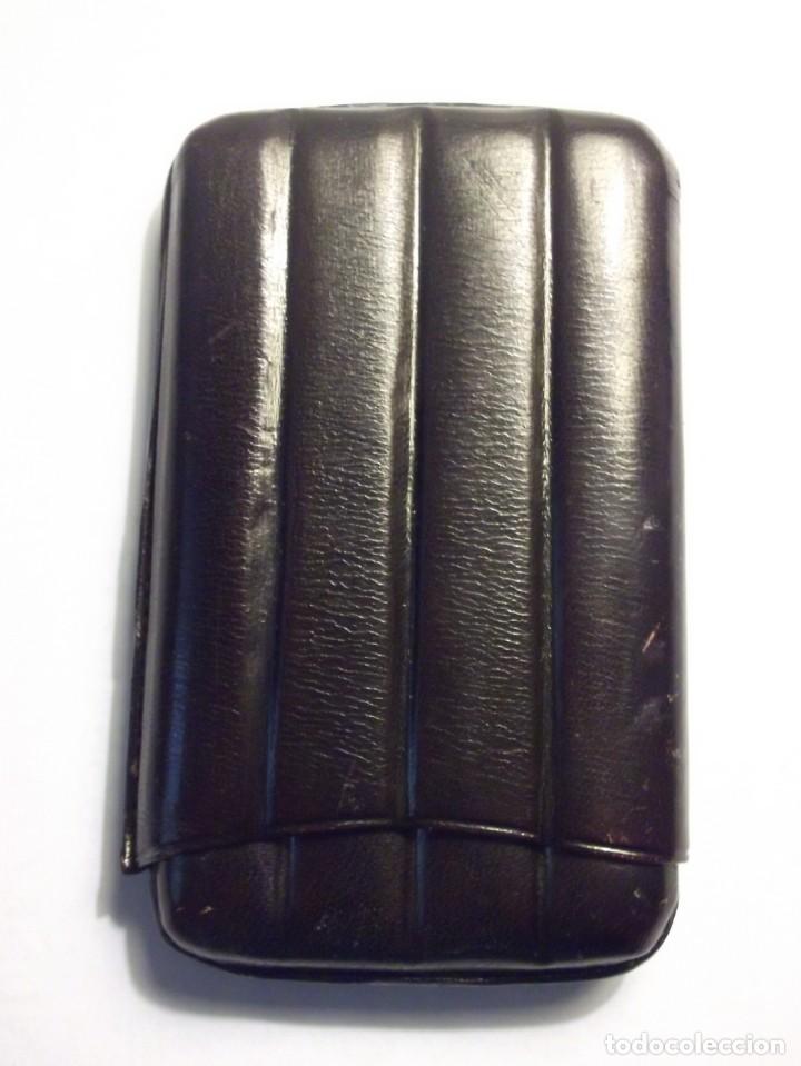 Coleccionismo: FUNDA PARA PUROS. CABIDA PARA CUATRO. - Foto 2
